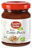 Bamboo Garden Bio Curry Paste rot, 125 g (Verpackungsdesign kann abweichen)