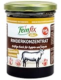 Feinfix Rinderkonzentrat 420g für 10 Liter Rinder-Fond | für Suppe und Sauce | Rind Fond...