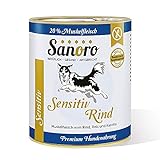 Sanoro Sensitiv Rind - Premium Hundefutter bei Leishmaniose: Purinreduziert und proteinreduziert....